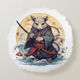 Almofadas de Arremesso de Rato Samurai