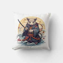 Almofadas de Arremesso de Rato Samurai