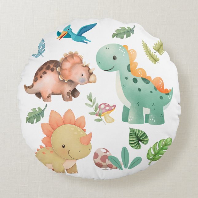 Almofadas de Arremesso para Crianças de Dinossauro (Frente)