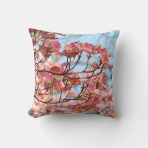 Almofadas de casamento amor Rosa Dogwood Céu Azul