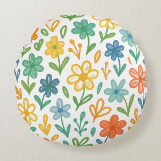 Almofadas de lançamento com padrão floral elegante