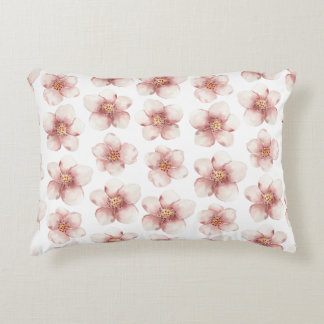 Almofadas de lançamento com padrão floral elegante