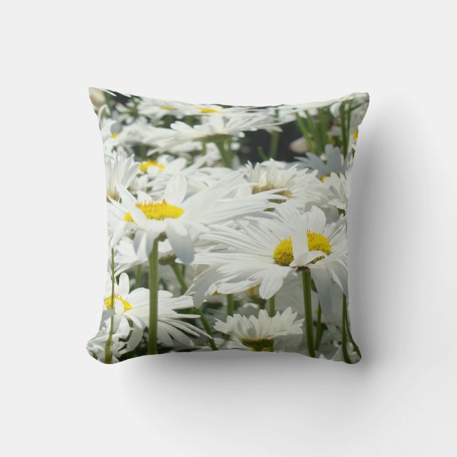 Almofadas de lançamento de flores de margarida Bra (Frente)
