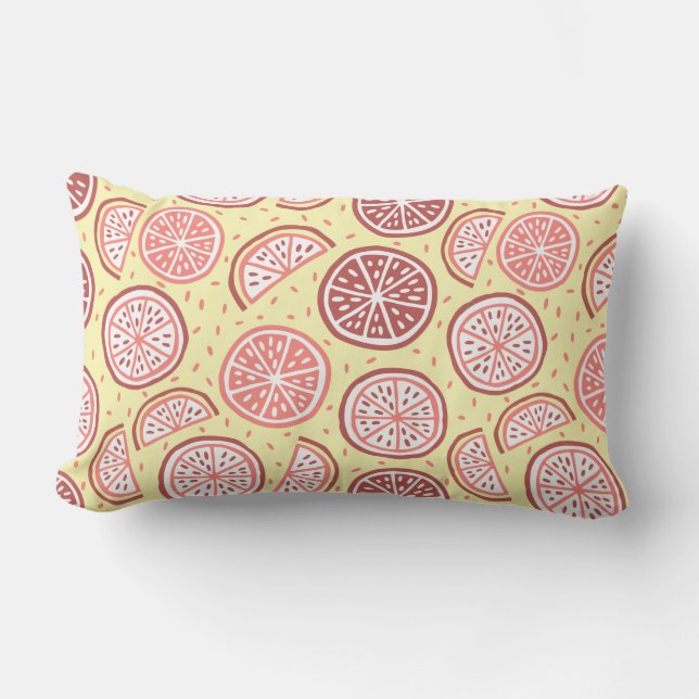 Almofadas de lançamento padrão Citrus (Frente)