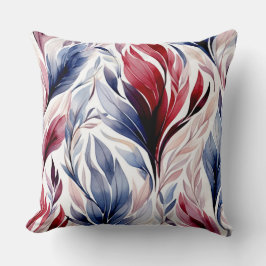 Almofadas Decorativas Azuis e Burgundy Temáticas