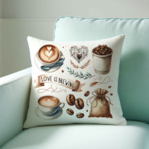Almofadas Decorativas Temáticas de Café
