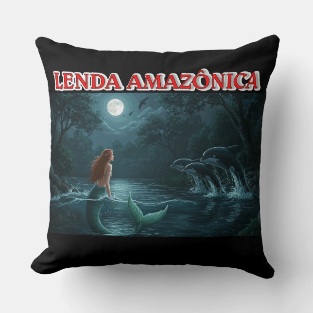almofadas  lenda amazônica (Frente)
