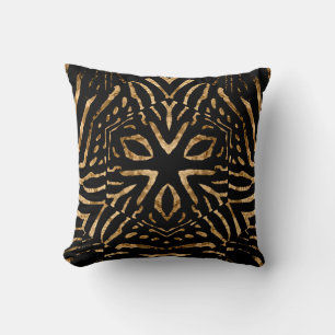 Almofadas Selvagens Africanas Listras Zebra Preto