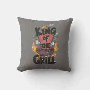 Almofadas Throw   Rei do Grill   DIA DE OS PAIS