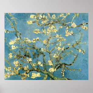 Almond Tree Poste-Impressionista Poster