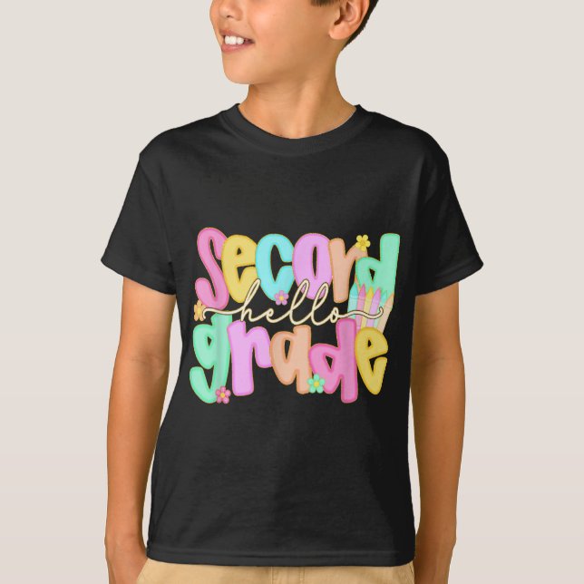 Alô Camisa segundo Primeiro Dia De Volta À Escola (Frente)
