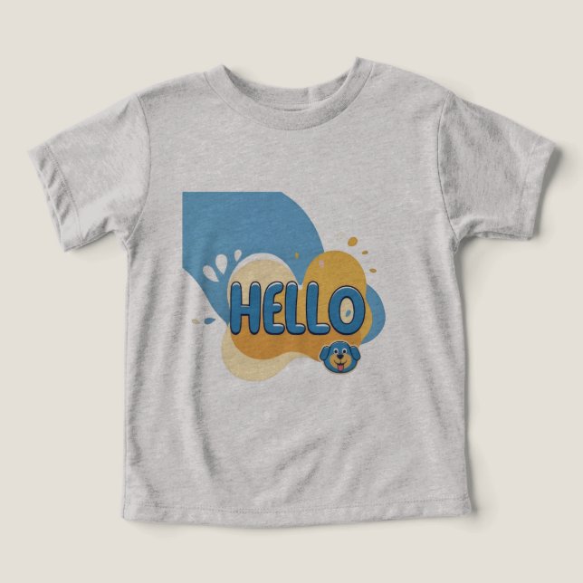 Alô Cartoon Graphic T-Shirt (Design frontal)
