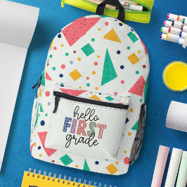 Alô, colorido, nível médio, geométrico