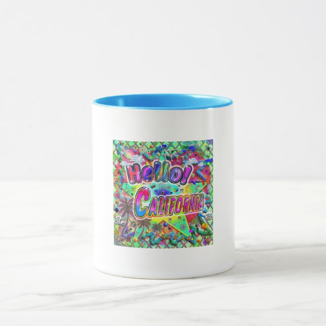 Alô da Califórnia! Caneca (Centro)