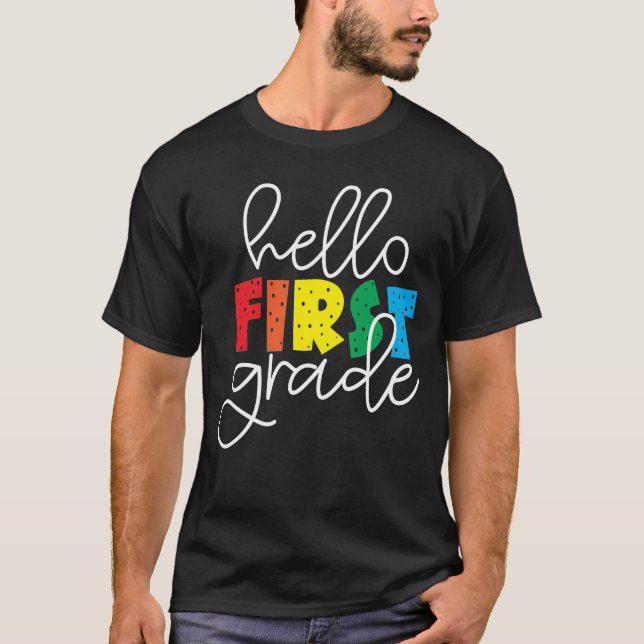Alô, Primeiro Professor do 1º ano, T-Shirt (Frente)