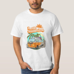 Alô Sunshine T-Shirt - Dê mais brilho ao seu dia c