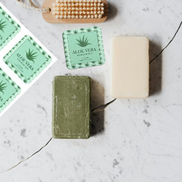 Aloe Vera Soap - Etiqueta Personalizada