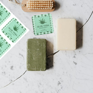 Aloe Vera Soap - Etiqueta Personalizada