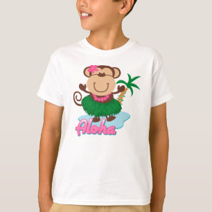 Aloha camisa do macaco