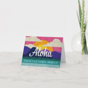 Aloha - Cartão de Nota Personalizado