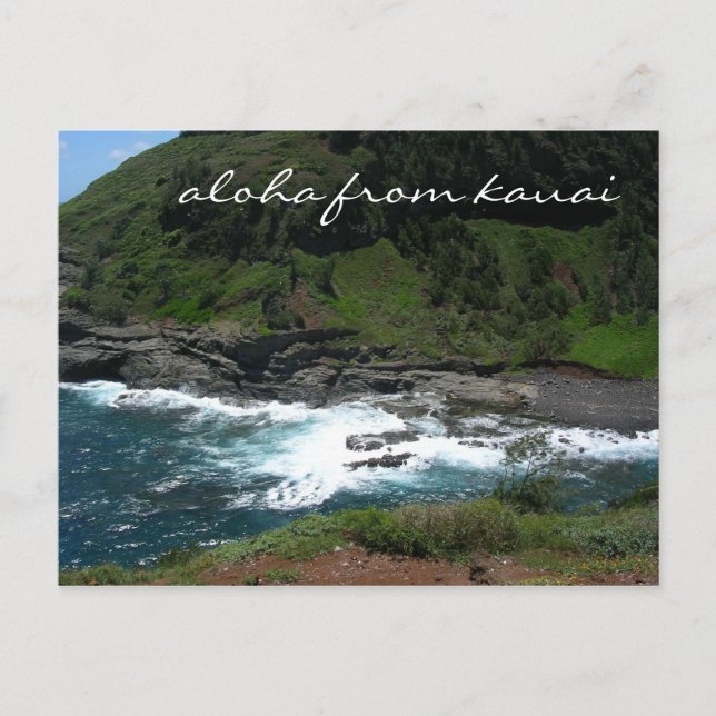 aloha do cartão postal kauai (Frente)