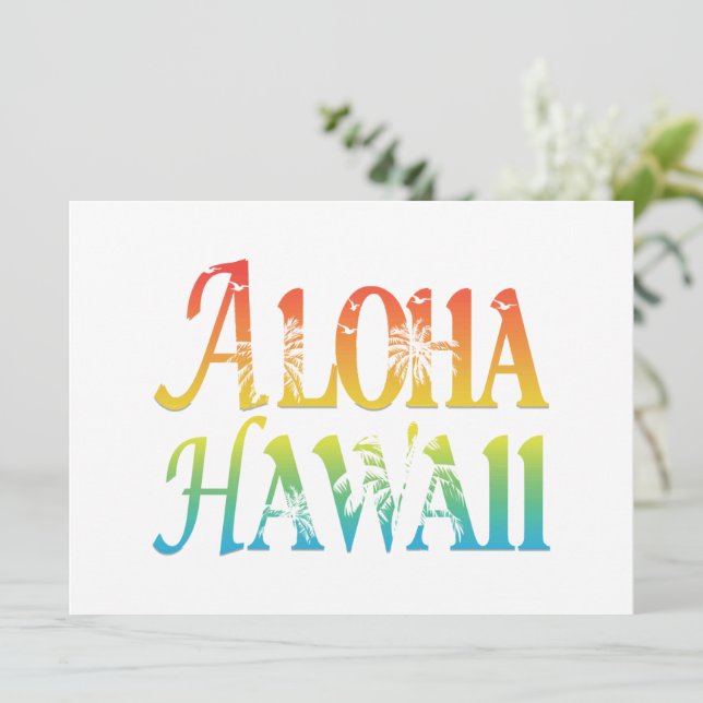 Aloha Hawaii (Em pé/Frente)