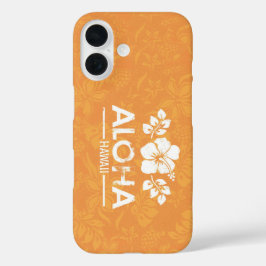 Aloha Hawaii com Capa de telefone Orange Hibiscus