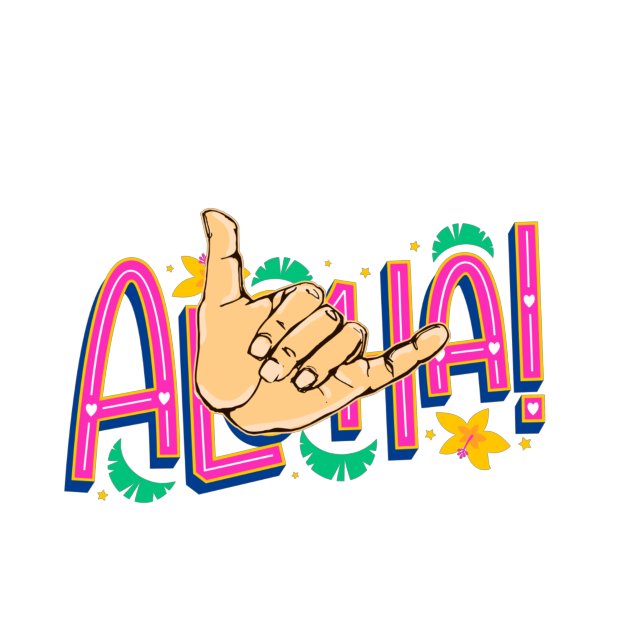 Aloha Hawaii T-Shirt (Criador carregado)