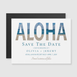 Aloha Hawaiian Beach Weding Date