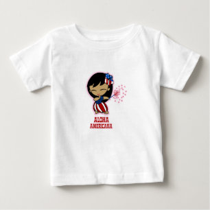 Aloha Honey Firecracker Hula Moça T-shirts