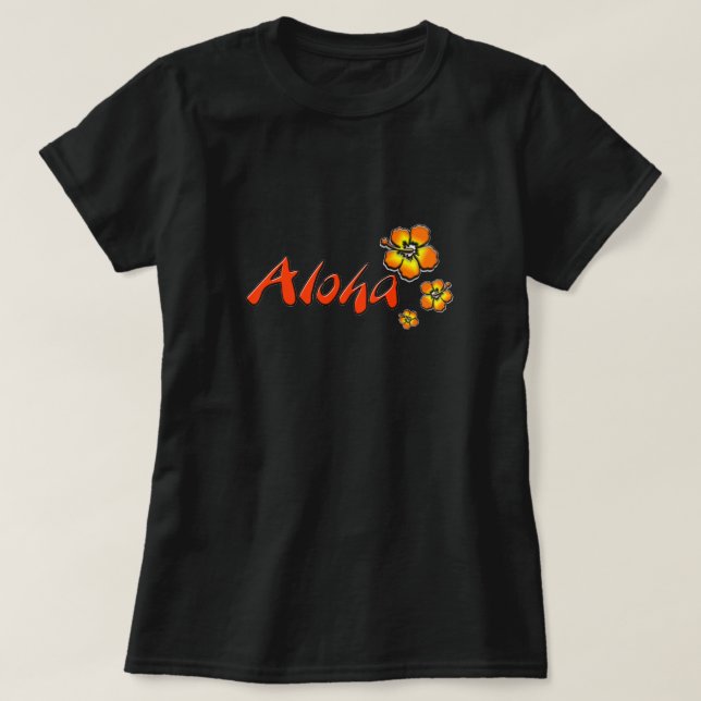 Aloha t-shirt (Frente do Design)