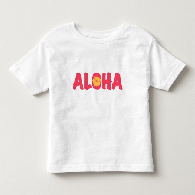 Aloha Toddler T-shirt (Frente)