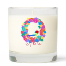 Aloha Tropical Floral Wreath