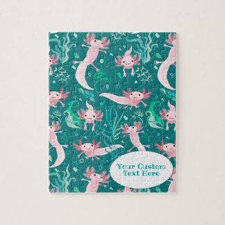 Alotta Pink Axolotls - Quebra-cabeça de quebra-cab