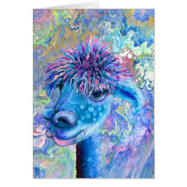 Alpaca - Cartão de nota Nora