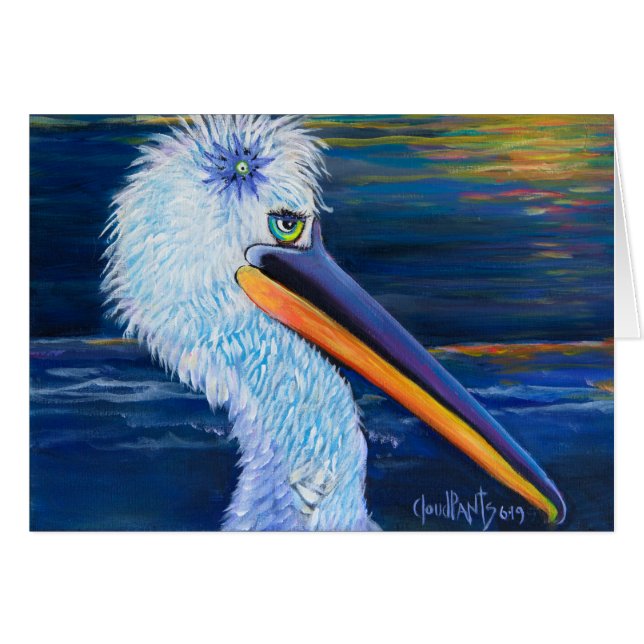 Alpaca Friend - Cartão de nota Petunia (Frente horizontal)