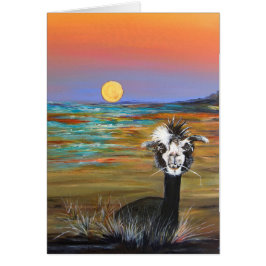 Alpaca - Vincent com cartão de história