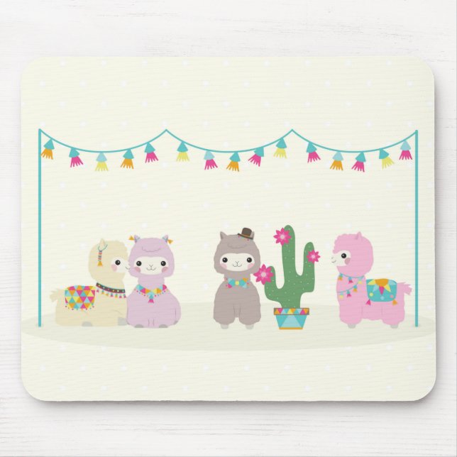 Alpacas Mouse Pad (Frente)