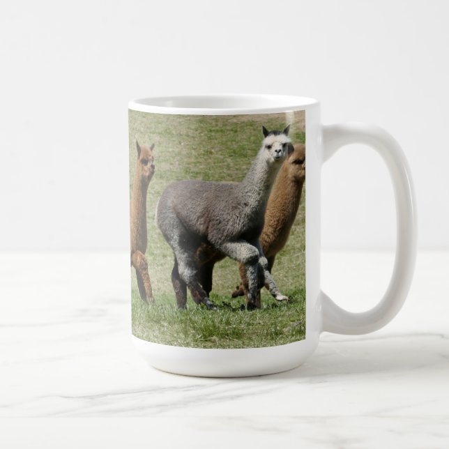 Alpacas na caneca do movimento (Direita)