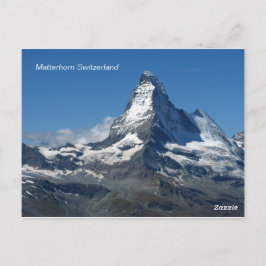 Alpes suíços Matterhorn, Cartão postal Zermatt