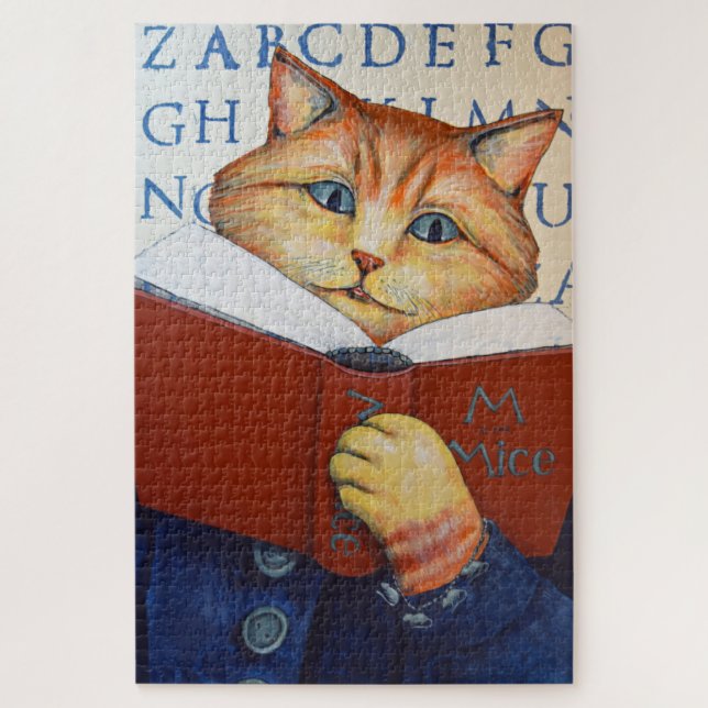 Alpha Betty Cat quebra-cabeça (Vertical)