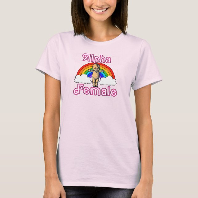 "Alpha Female" Women's T-Shirt (Frente)