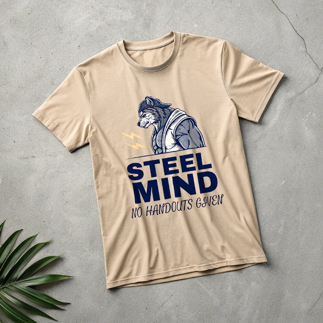 Alpha Wolf Steel Mind Gym T-Shirt – Savage Beast  (Criador carregado)