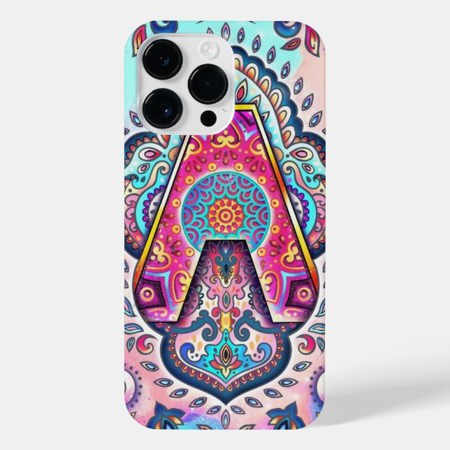 Alphabet A mandala (Verso)