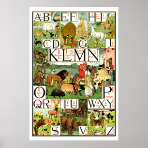 Alphabet ABC, Posters de arca noahs