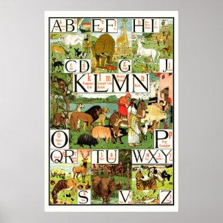 Alphabet ABC, Posters de arca noahs