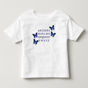 Alphabet Butterfly Unisex Cute T-Shirt