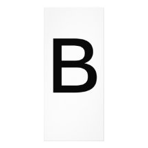 Alphabet - Letra B Cartão de Educação