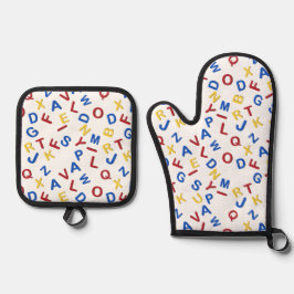 Alphabet Letters Red Yellow