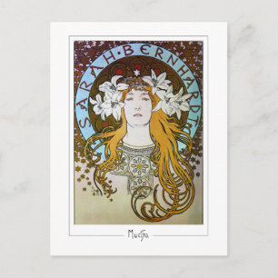 Alphonse Mucha #122 - Cartão Postal de Arte Fina